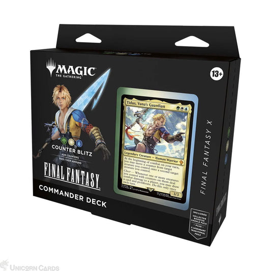 MTG - Magic: the Gathering: Final Fantasy Commander Deck Display (4 Decks)
