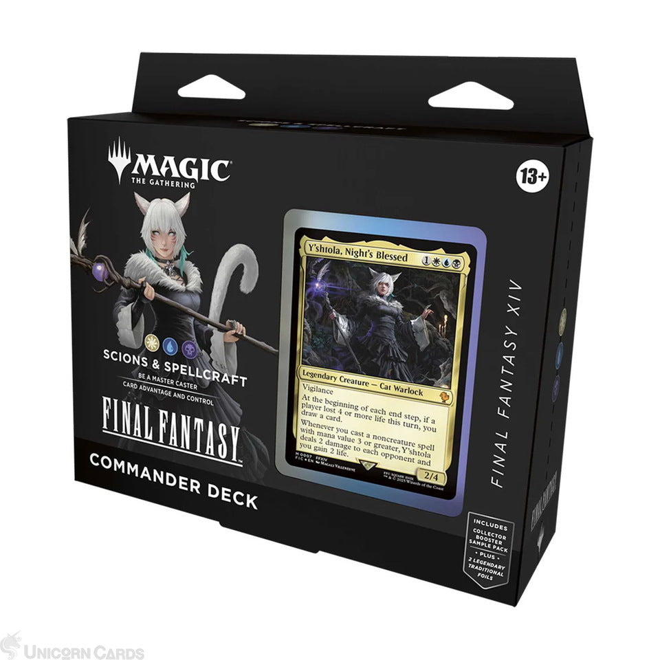 MTG - Magic: the Gathering: Final Fantasy Commander Deck Display (4 Decks)