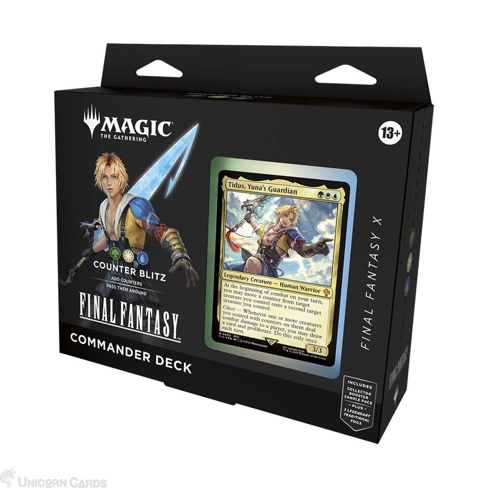 MTG - Magic: the Gathering: Final Fantasy Commander Deck Display (4 Decks)