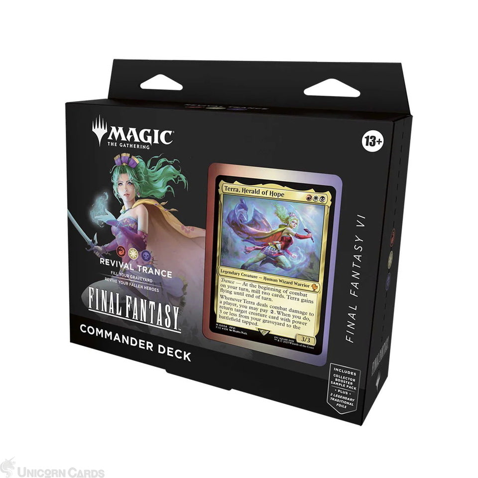MTG - Magic: the Gathering: Final Fantasy Commander Deck Display (4 Decks)