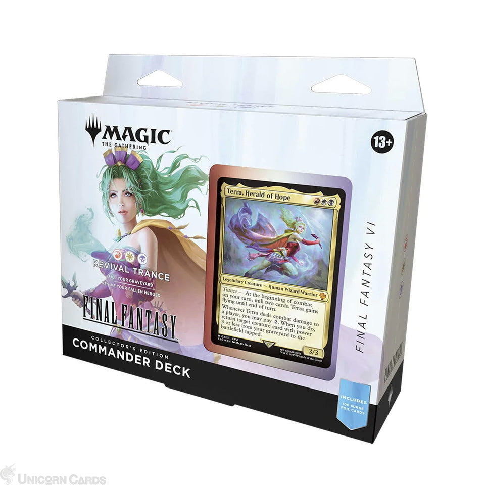 MTG - Magic: the Gathering: Final Fantasy Collector's Commander Deck Display (4 Decks)