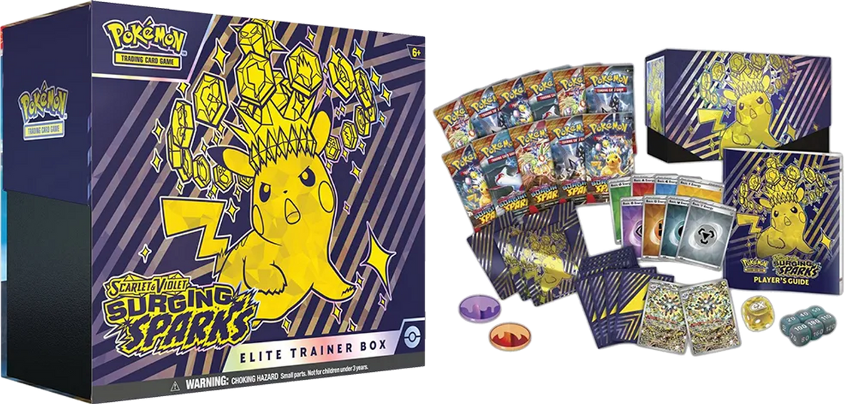 Pokemon Scarlet & Violet Surging Sparks Elite Trainer Box