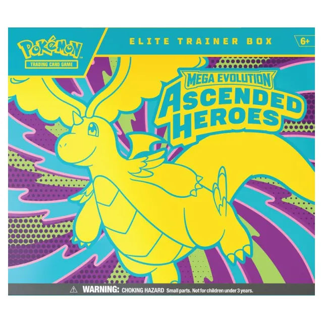 Pokemon Mega Evolution Ascended Heroes Elite Trainer Box